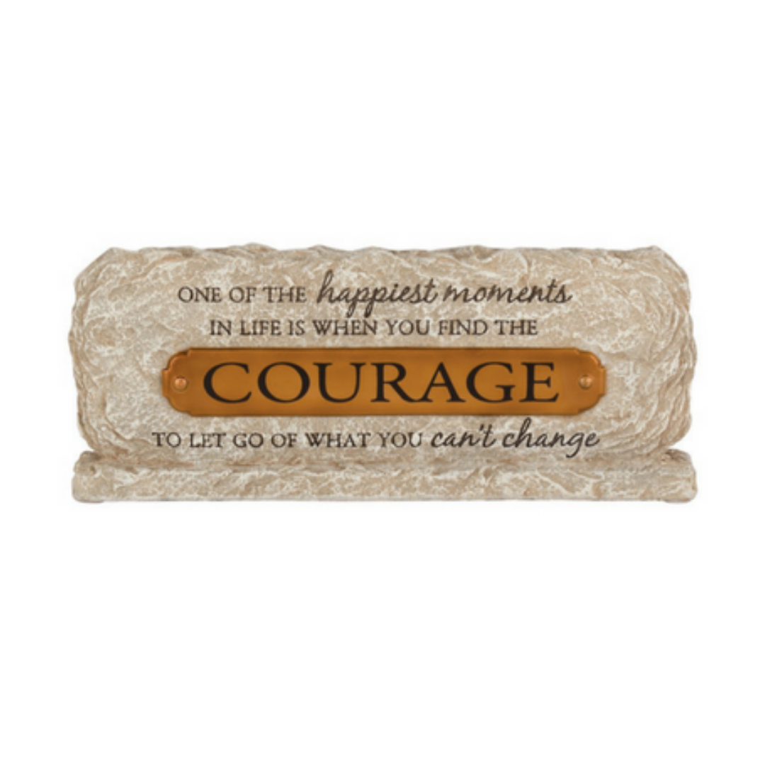 Carson Home Accents Courage Table Plaque