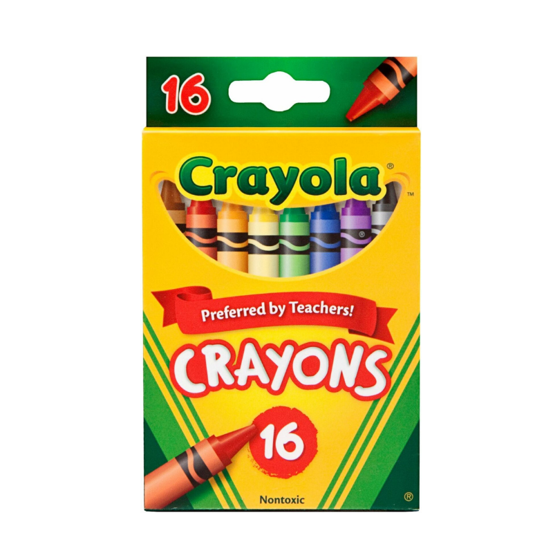 Crayola Classic Assorted Crayons (16/Pack)
