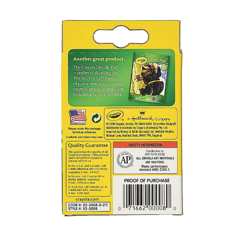 Crayola Classic Assorted Crayons (8/Pack)