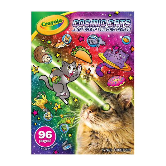 Crayola Cosmic Cats Colouring Book