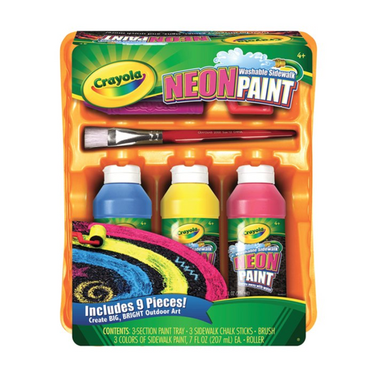 Crayola Neon Washable Sidewalk Paint Tray