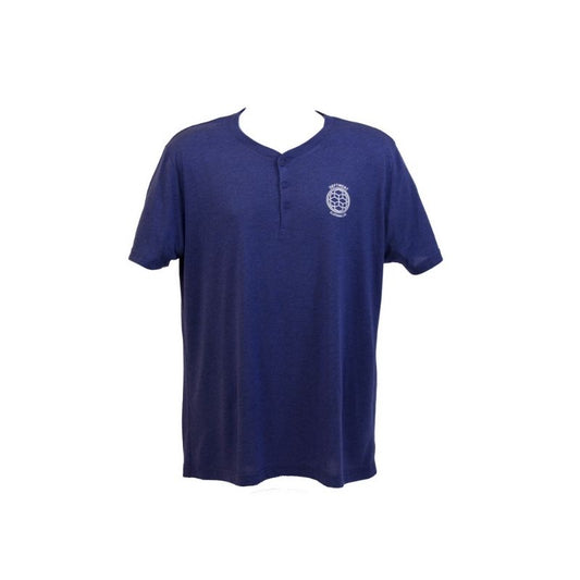 Deftment - Short Sleeve Henley (L) - Navy