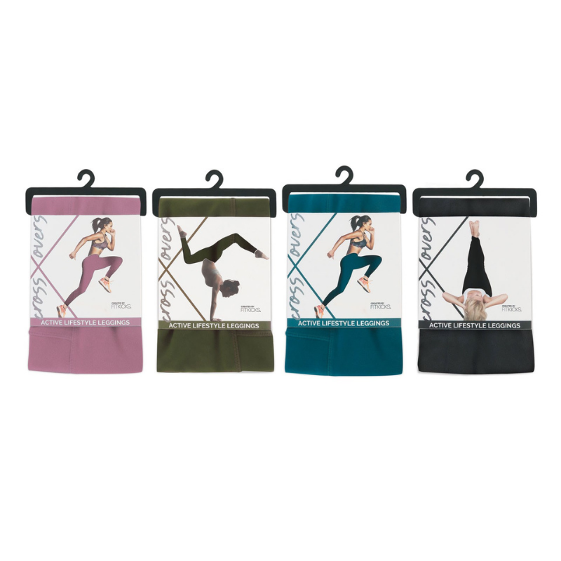 Fitkicks Crossovers Active Lifestyle Leggings