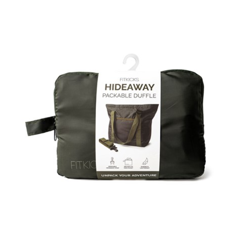 Fitkicks Hideaway Packable Tote Bag