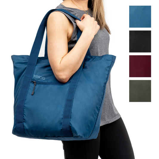 Fitkicks Hideaway Packable Tote Bag