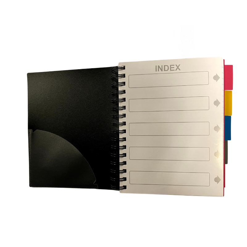 Foldermate 5 in 1 A5 Spiral Notebook
