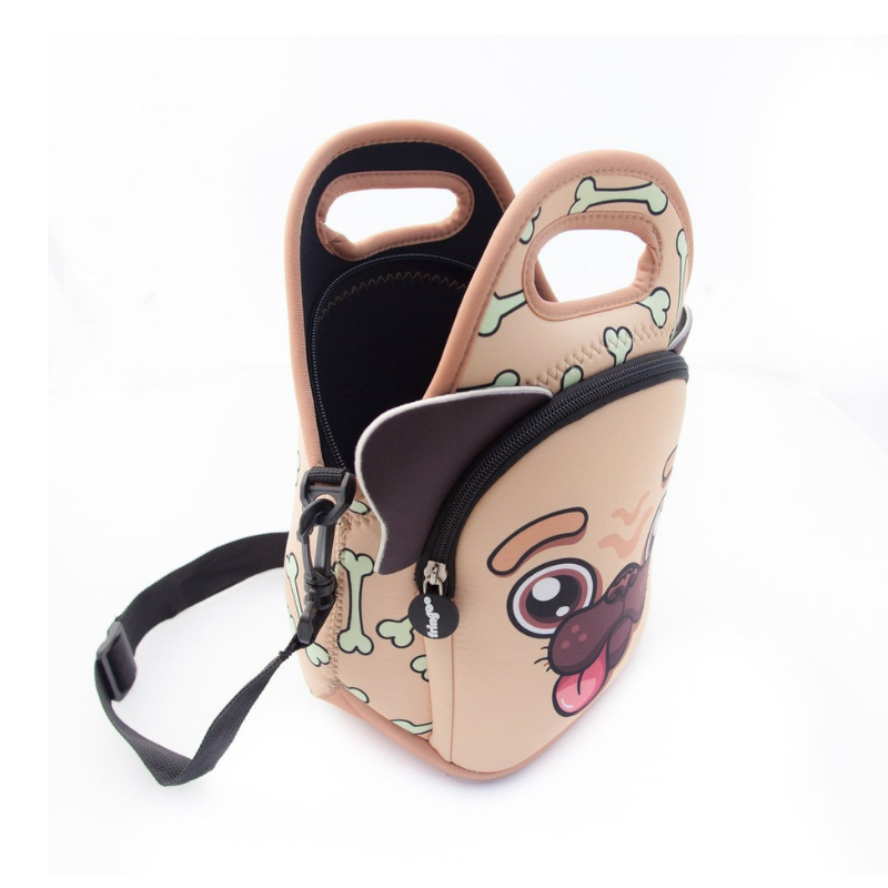 Fringoo Neoprene Lunch Bag - Pug
