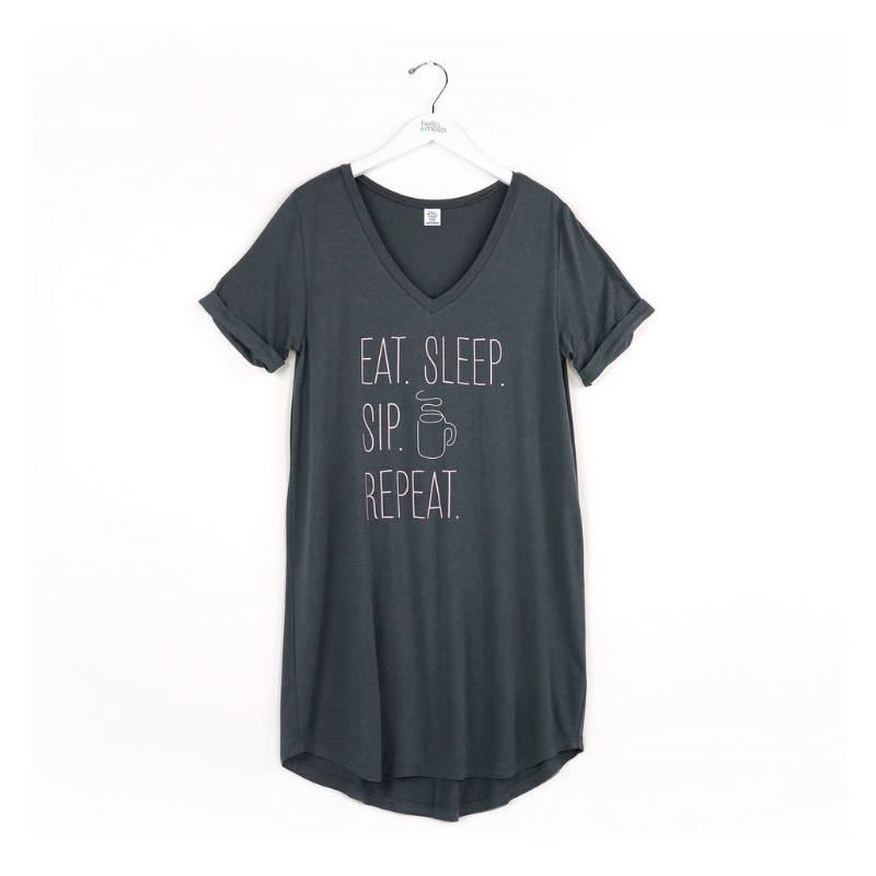 Hello Mello V-Neck Sleep Shirt