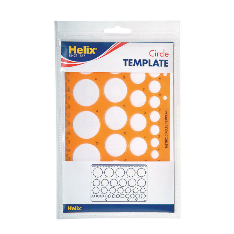 Helix Circle Stencil Template