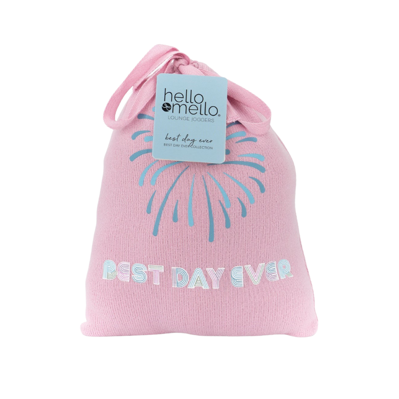 Hello Mello Best Day Ever Knit Joggers