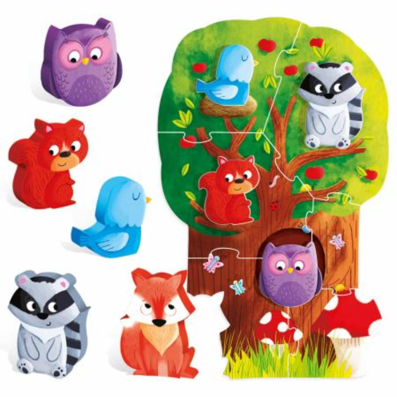 Headu Montessori First Puzzle the Forest