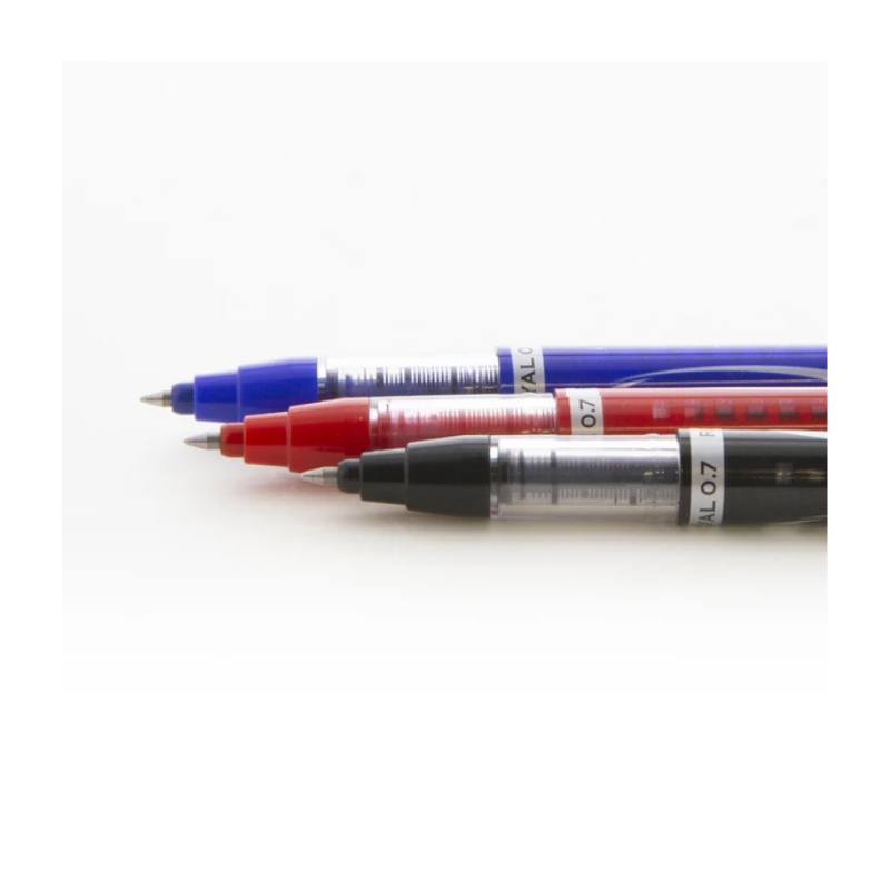 BAZIC Royal Assorted Colour Rollerball Pen (3/Pack)