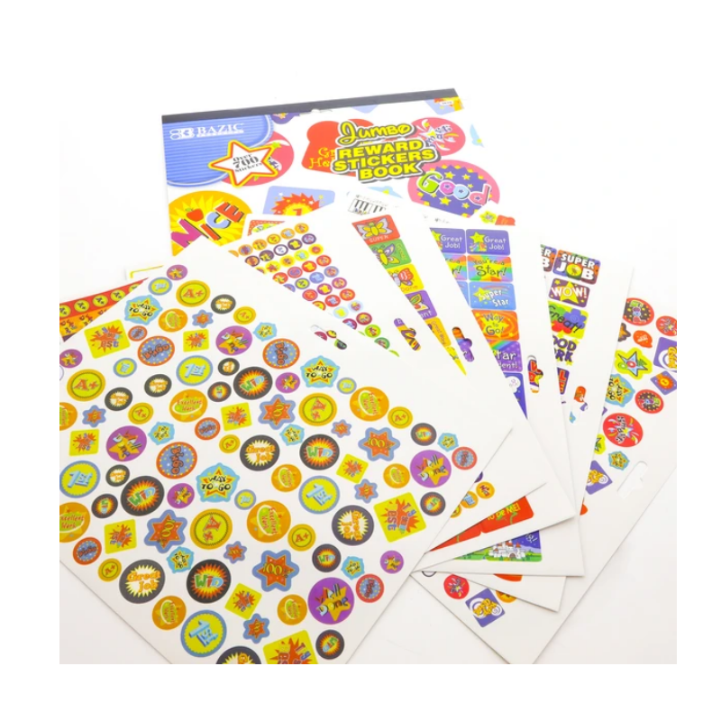 BAZIC Jumbo Reward Sticker Book