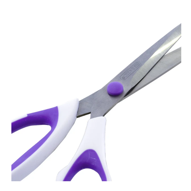 BAZIC 8" Soft Grip Pastel Office Scissors