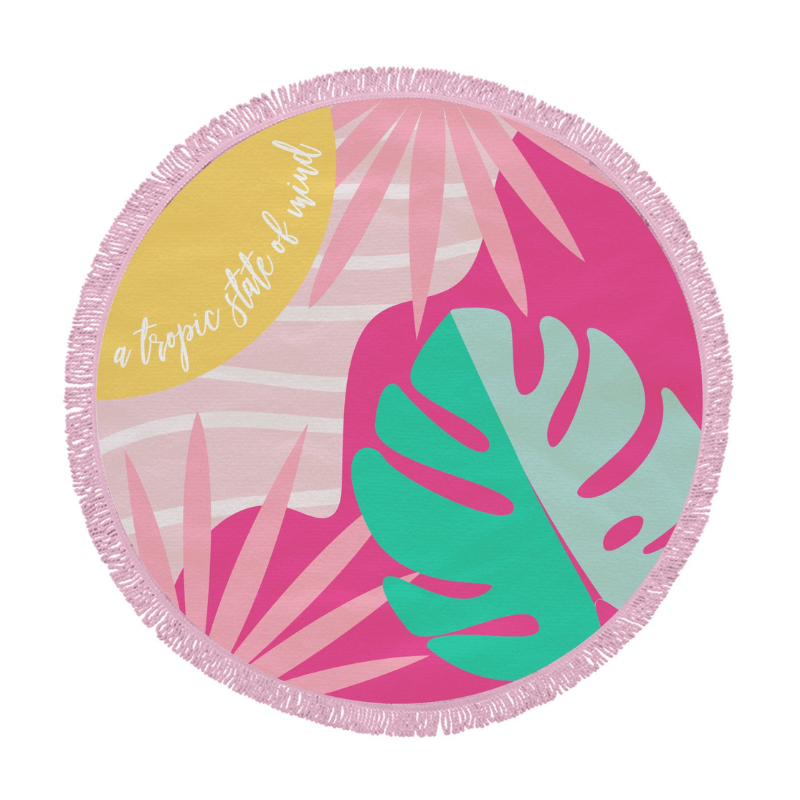 Juice Box 60" Round Beach Towel / Mat