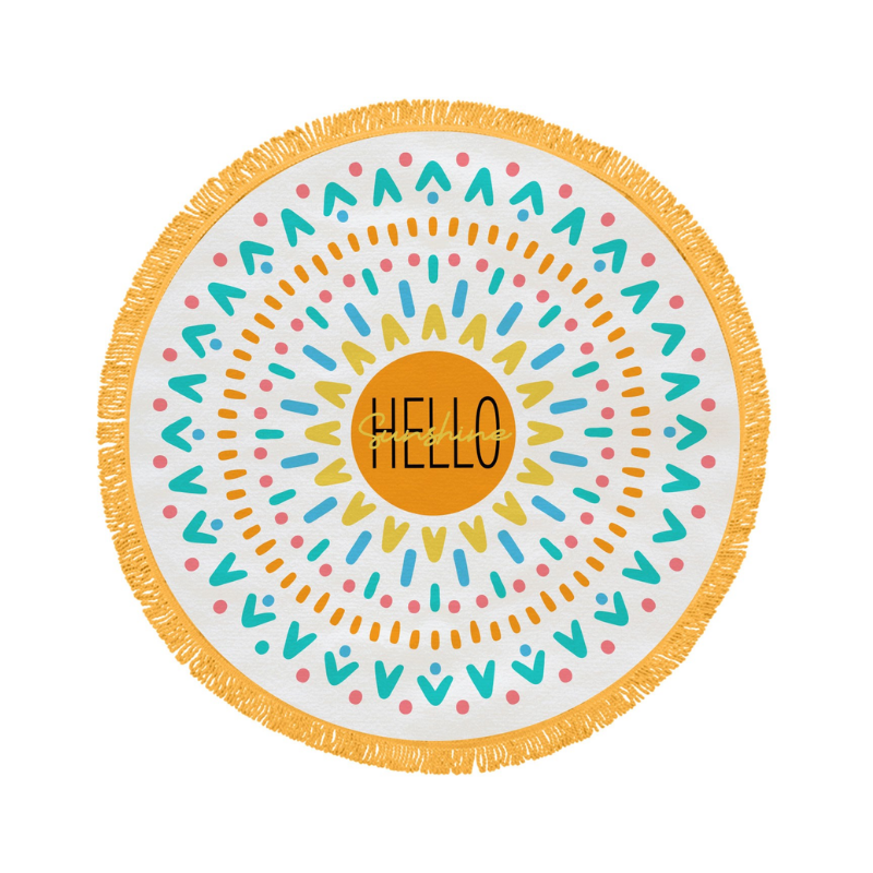 Juice Box 60" Round Beach Towel / Mat