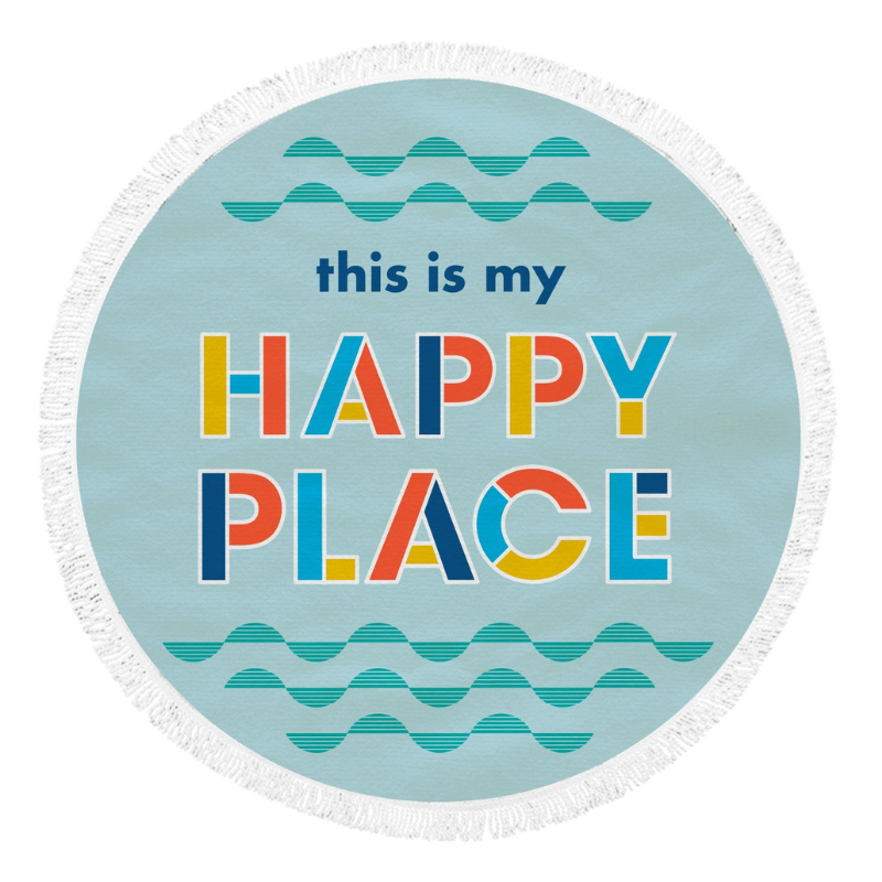Juice Box 60" Round Beach Towel / Mat