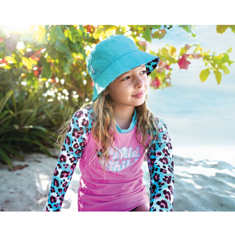 Juice Box UV Protected Reversible Youth Bucket Hat