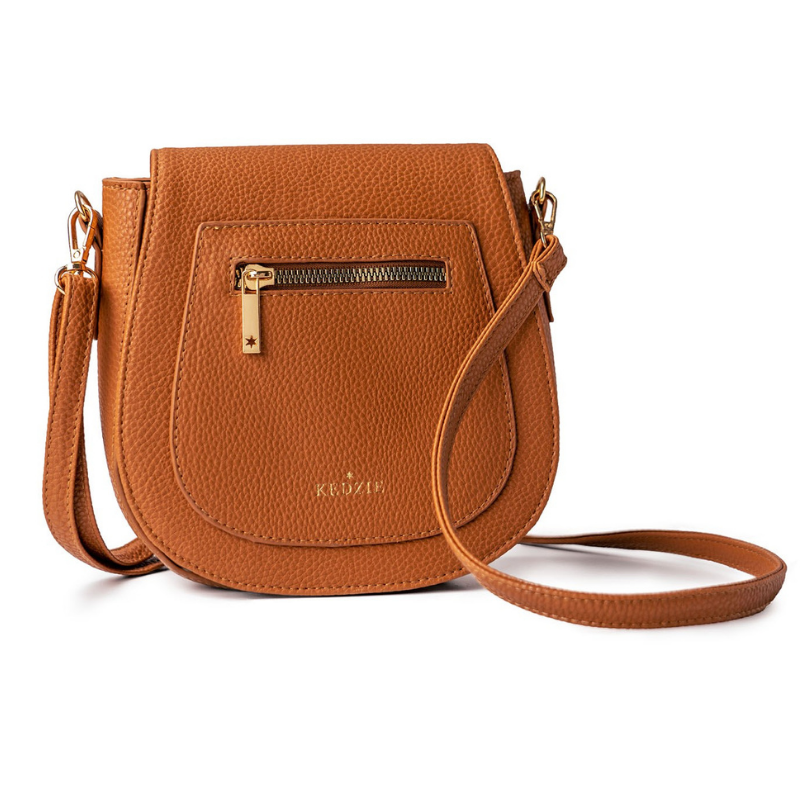 Kedzie Camden Vegan Leather Mini Messenger Handbag