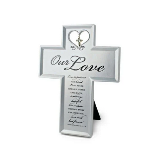 Lighthouse Our Love Resin Cross