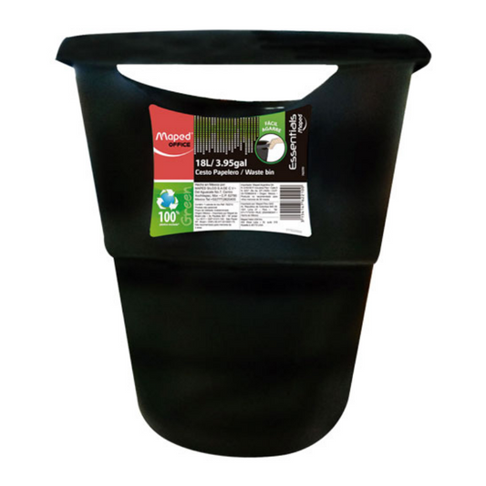 Maped Office Essentials 18L Waste Bin