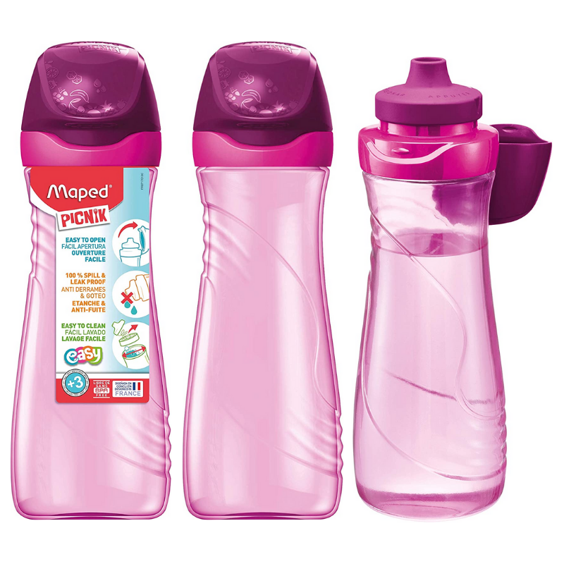 Maped Picnik 19.6oz Plastic Water Bottle