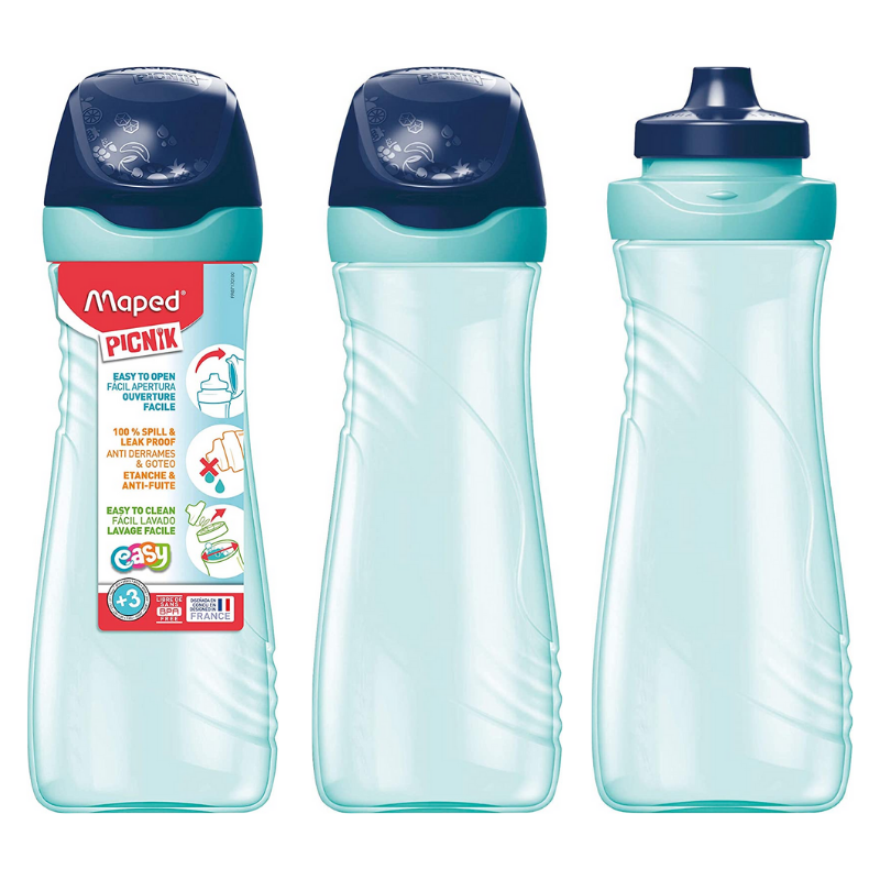 Maped Picnik 19.6oz Plastic Water Bottle