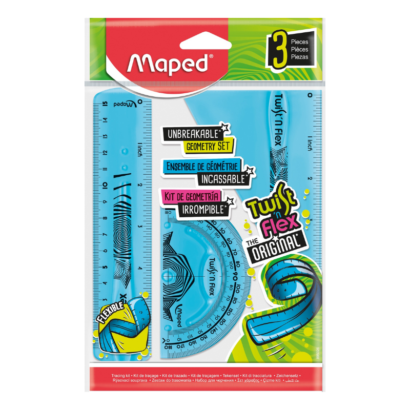 Maped Twist N Flex 3pc Geometry Set