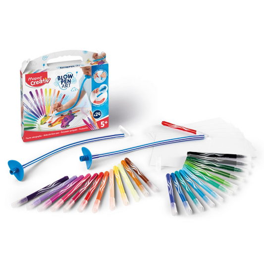 Maped Creativ Blow Pen Art (24 Markers)