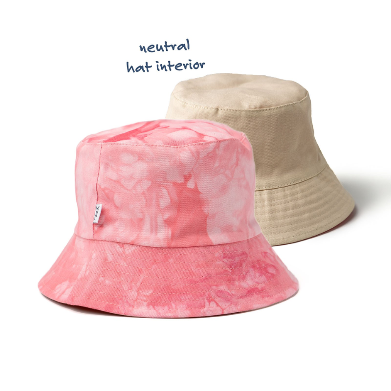 Olivia Moss High Tied Reversible Bucket Hat