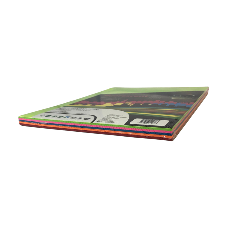 BriCha 90gsm Coloured Paper (100 Sheets) - Assorted - 8.5" x 11"