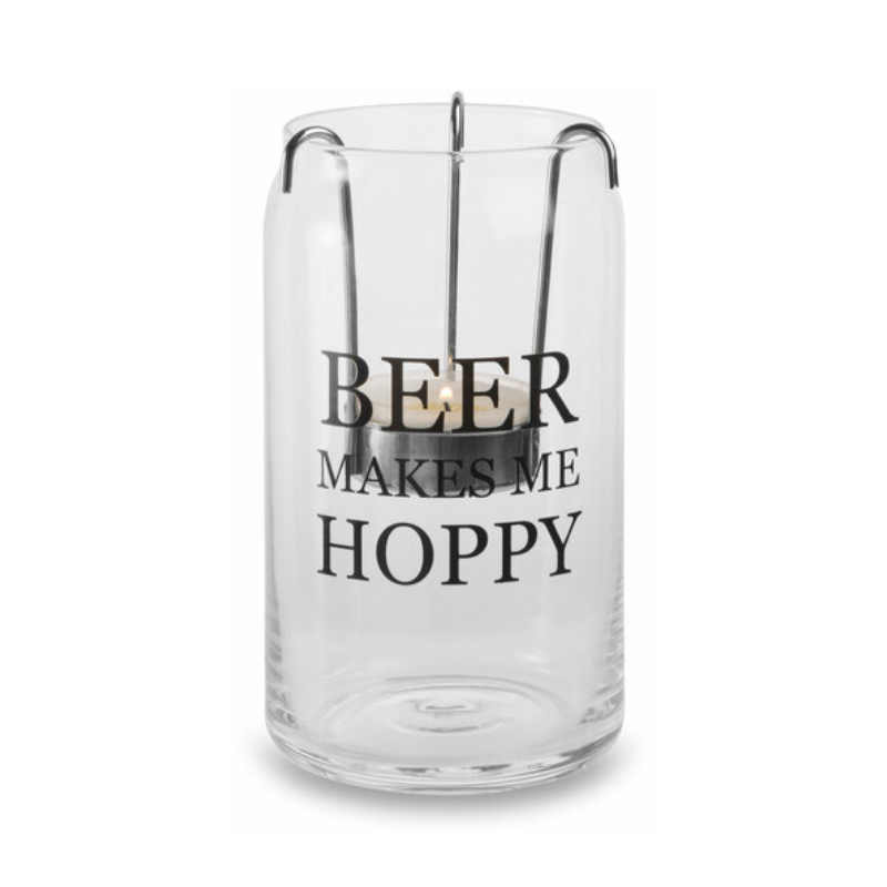 Pavilion 16oz Beer Can Glass - Beer Makes Me Hoppy