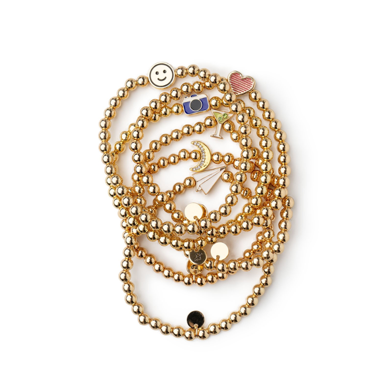 Soul Stacks Gold Beaded Bracelet