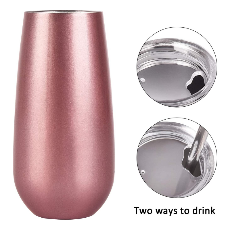 Stemless Champagne Flute Tumbler