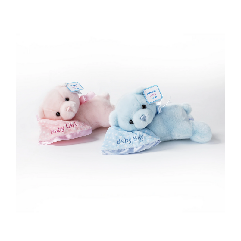 Aurora 12ƒ?? Comfy Sleeping Wind Up Bear - Boy