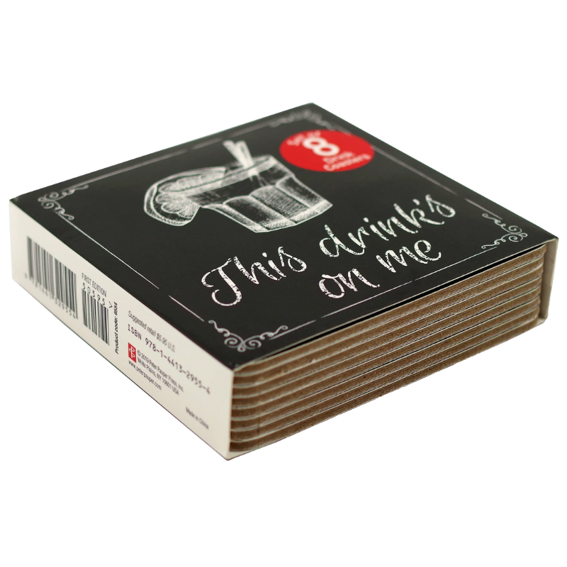 Peter Pauper This Drink's on Me Coasters (Set of 8)