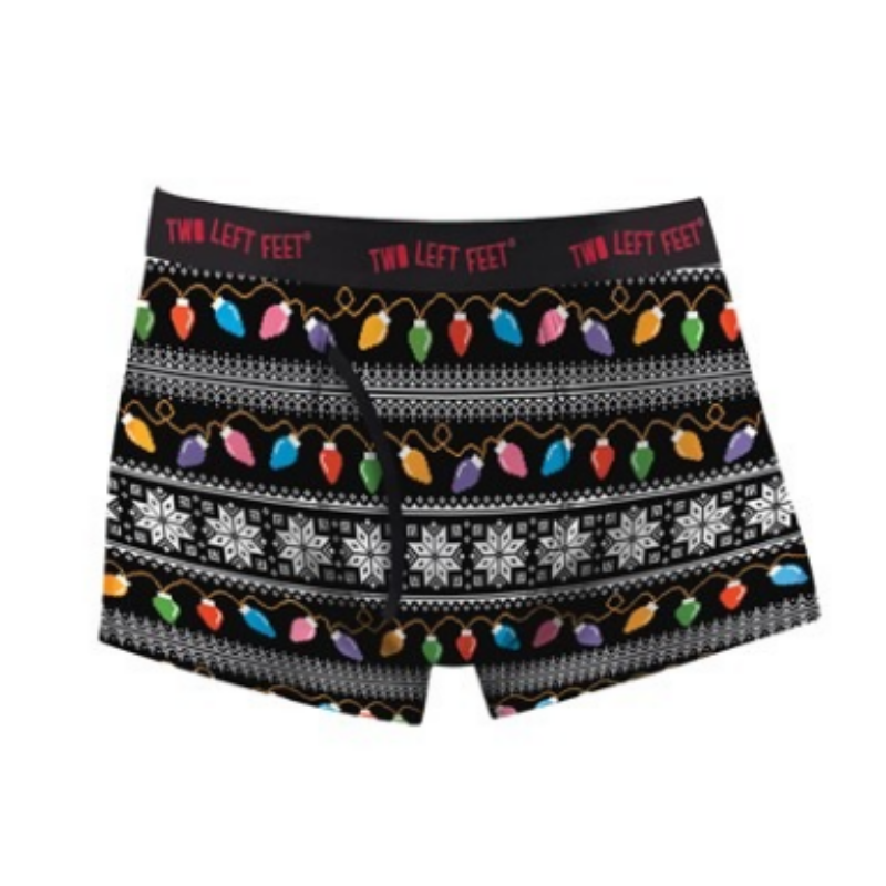 Two Left Feet Men's Ugly Christmas Trunks Underwear