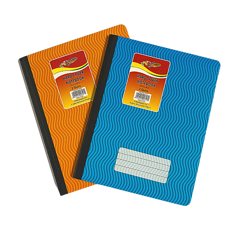 Winners 2 Quire 8" x 10" Hard Cover Notebook (90shts / 180pgs)
