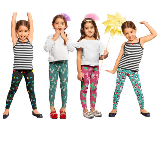 Kids Christmas Leggings - Assorted Designs