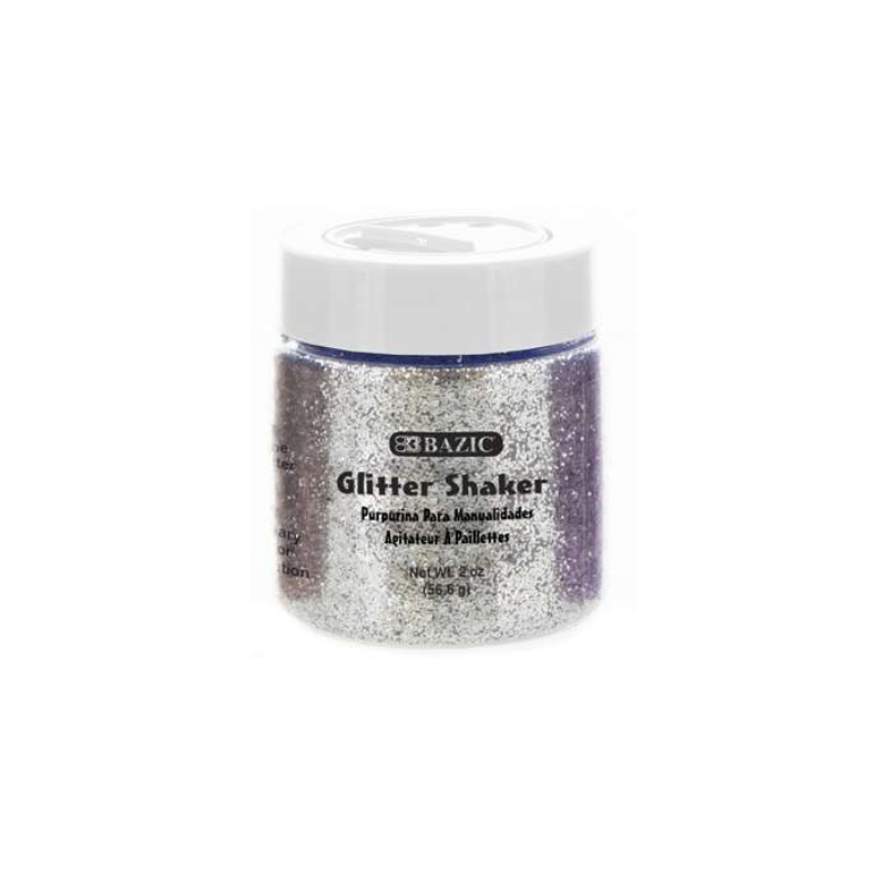 BAZIC 56.6g / 2oz Primary Colour Glitter Shaker