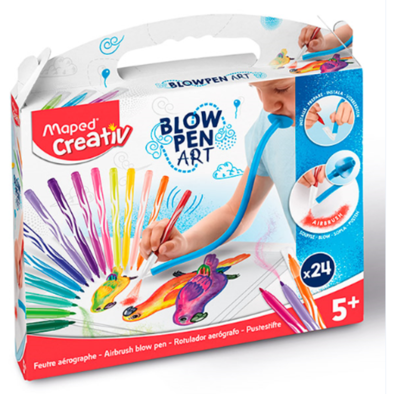 Maped Creativ Blow Pen Art (24 Markers)